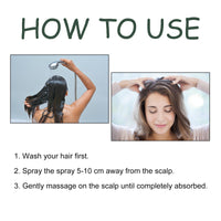 AMZ Onion Essence Hair Spray, Repair Dry Hair Improve Short-Tempered Disposable Nourish Hair Oil