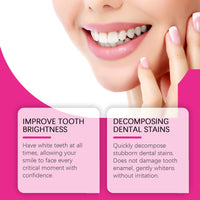 Oralhoe Teeth Whitening Adhesive For Cleaning Mouth Stains Tartar Teeth Yellow Teeth Whitening Portable Adhesive