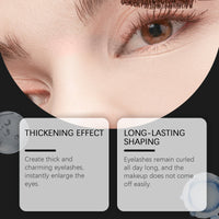 zephoco Brown Mascara Thin Long Curling Natural Lasting Makeup, Waterproof, Perspirant And Not Easy To Smudge