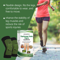 Houkea Body Care Leg Cover Relieves Knee Discomfort Leg Brace Daily Massage Treatment Leg Cover