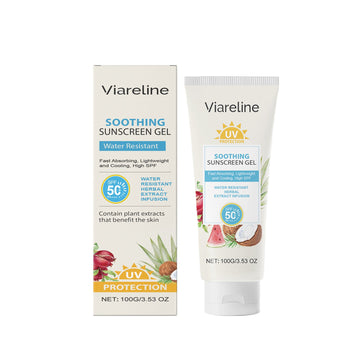 Viareline Soothing Protection Gel Moisturizes Refreshing And Gentle Skin Care, Hydrates, Nourishes And Soothes Skin Care
