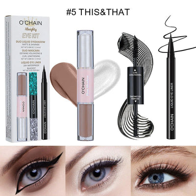 Mascara + Liquid Eyeliner + Liquid Eyeshadow05#