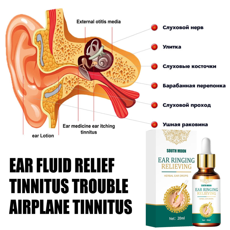 Ear Drops For Tinnitus Ear Drops For Tinnitus, Relief For Itchy Ears External Cochlear Fluid For Ear Care