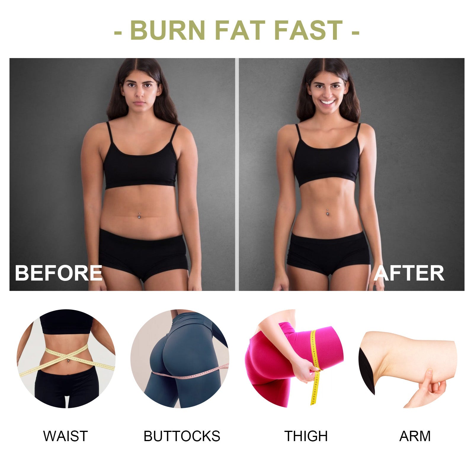 EPA-3 Slimming Drops, Firming Arms Thighs Body Sculpting Waist Toning Oral Drops