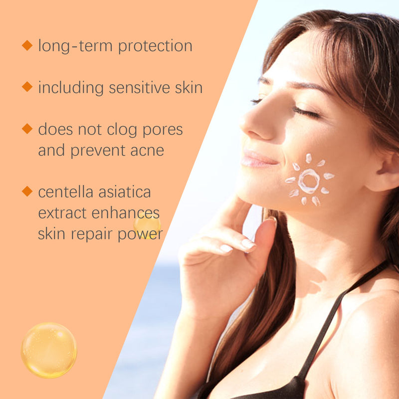 Refreshing Protective Cream, Refreshing Moisturizing Non-Sticky Mild Moisturizing Breathable Isolation Facial Protective Lotion