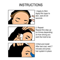 Jaysuing Traceless Wig Glue, Hair Curtain Glue Hair Extensions Lace Head Cover Does Not Hurt The Skin Invisible Glue Sticky