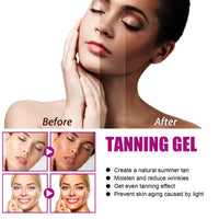 Help Black Gel, Summer Beach Help Tan Moisturizing Tanned Skin After Sun Repair Gel