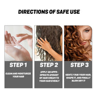 Styling Cream, Hair Styling And Maintenance Natural Soft Light Moisturizing Essence Elastin