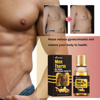 Ximonth Men's Breast Shaping Care Liquid (15ml) Enhances The Firmness And Luster Of The Chest Contour