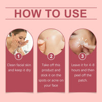 Invisible Acne Patch, Gentle Cleansing Facial Skin Moisturizing Acne Skin Portable Patch