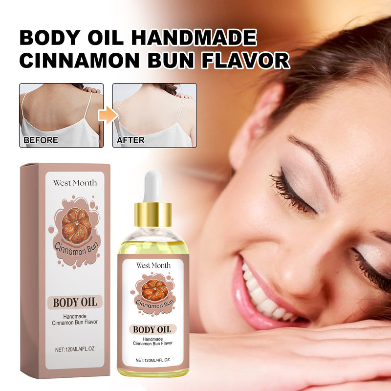 Body Oil Handmade Cinnamon Bun Flavor
