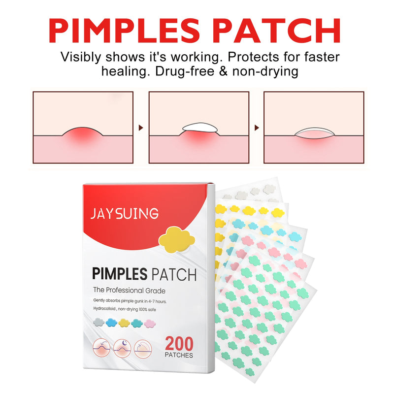 Cloud Acne Patch, Invisible Blemish Patch Gently Repair Acne Muscle To Reduce Acne Marks