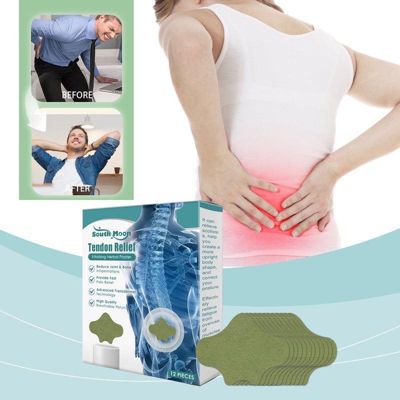 Tendon Relief Vitalizing Herbal Plaster, Improves Joint Flexibility And Relieves Pain