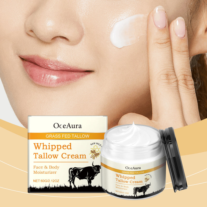 OceAura Tallow Honey Moisturizer, Hydrates And Moisturizes Smooth Skin And Facial Dry Care Nourishing Cream