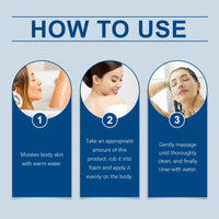 OUHOE Sports Soothing Shower Lotion Moisturizes And Cleanses Body And Skin With A Refreshing And Non-Sticky Shower Lotion