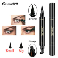 Seal Eyeliner Liquid Pen Quick-Drying Non Smudge Waterproof Eyeliner Double-Ended Eyeliner Beauty Makeup