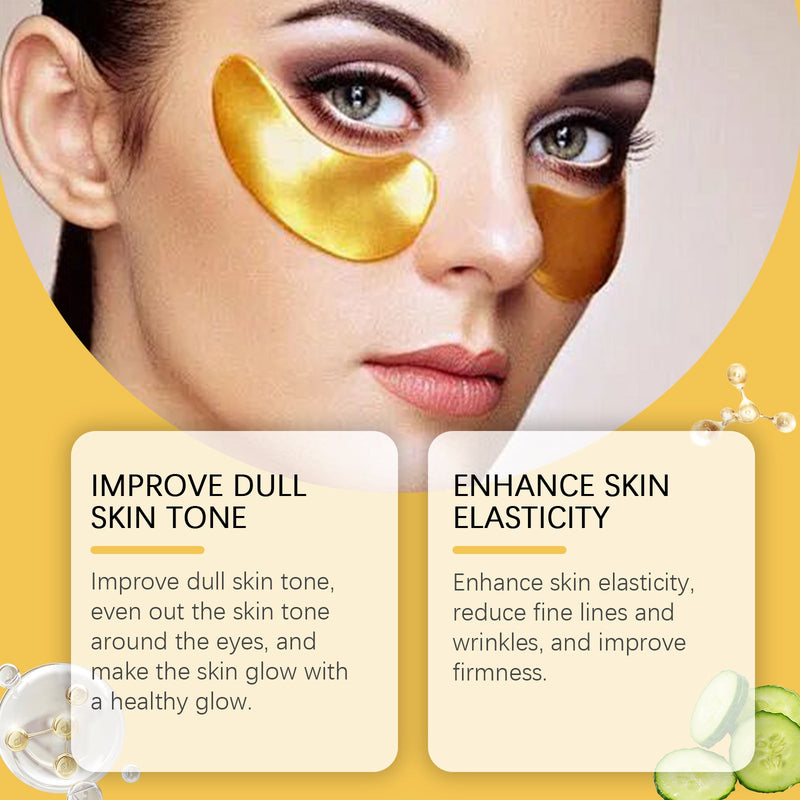 West&Month 24k Gold Eye Mask For Nourishing And Fading Fine Lines, Firming And Hydrating Eye Mask