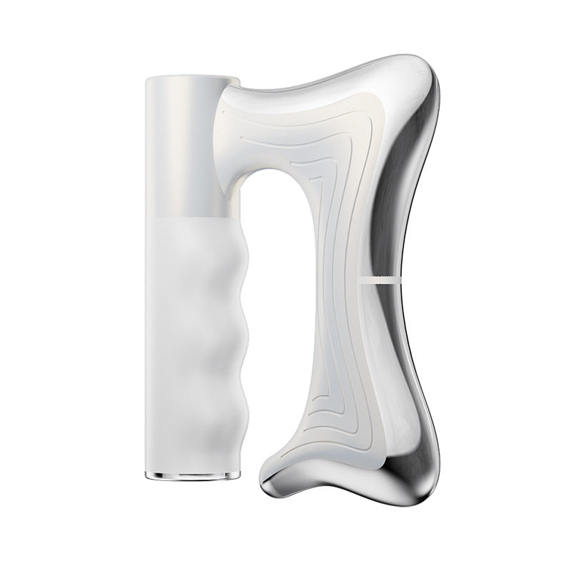 Microcurrent hot compress vibration massager muscle relaxation tool