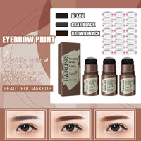 One Step Brow Stamp Shaping Kit Hairline Eyebrow Print Eyebrow Patch Repair Hairline Eyebrow Print