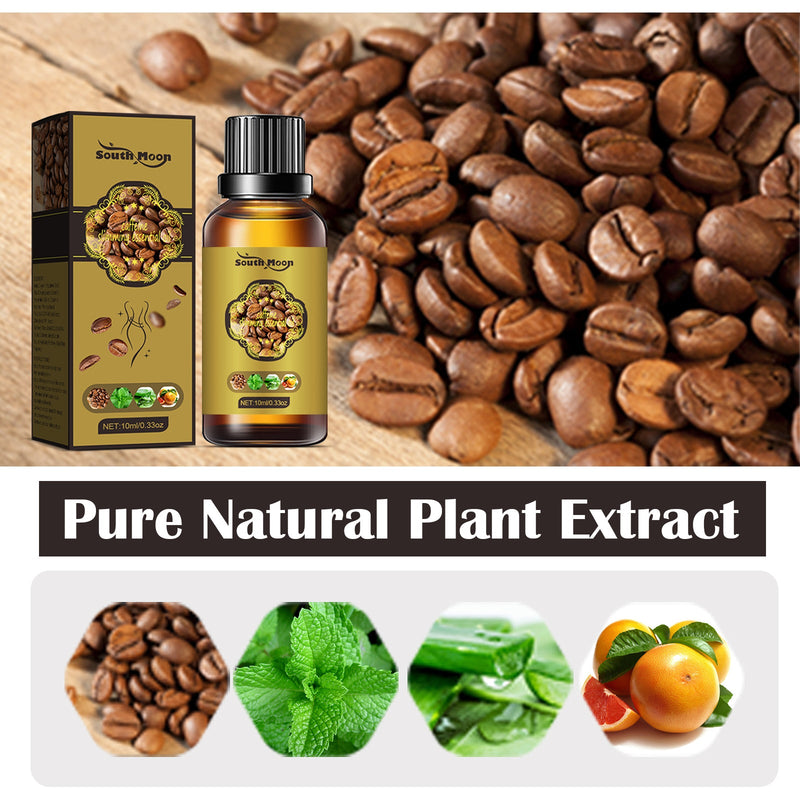 South Moon Caffeine Slimming Essential Oil, Firming And Shaping Waist Oil Lift Body Slimming Essential Oil Moisturizes Skin Massage Body Shaping