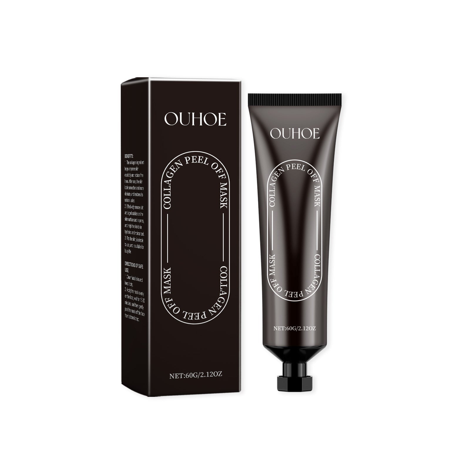 Ouhoe Collagen Peel & Tear Mask Gentle Pore-Cleansing Facial Oil Control Hydrating Mask