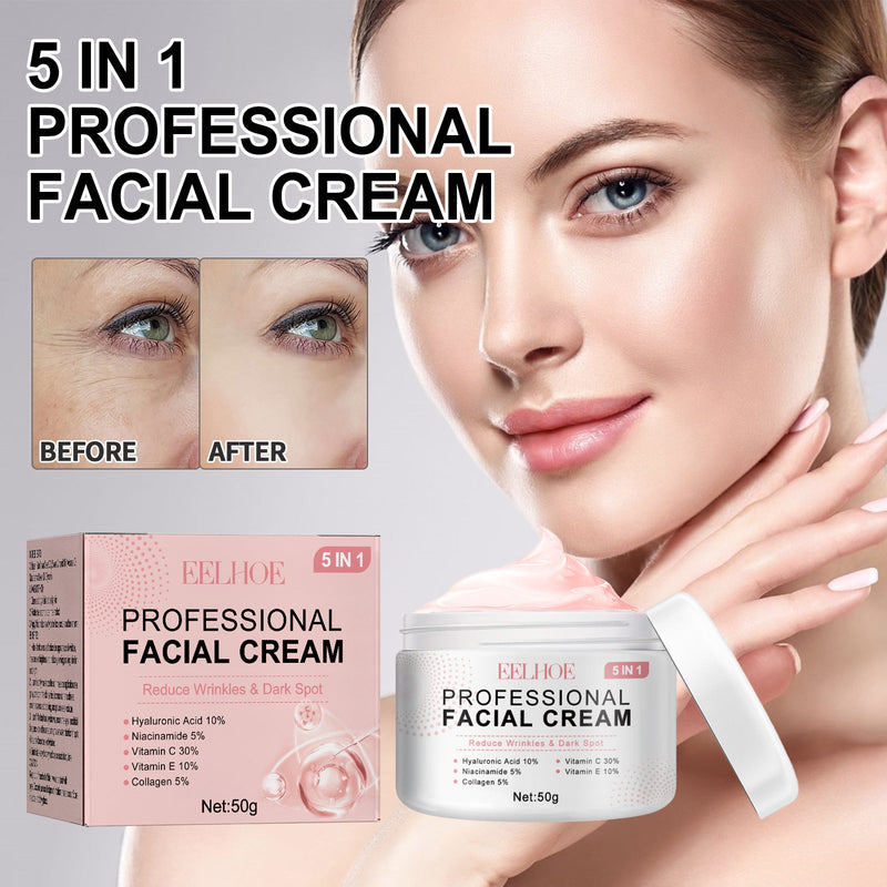 5 In 1 Firming Cream, Reduces Wrinkles And Spots, Improves Dullness And Hydrates Moisturizing Lift Cream