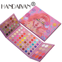HANDAIYAN 84 Color Makeup Palette Eye Shadow + Blush + Highlight Eye Shadow Set Set Box Pearl Matte Eye Shadow