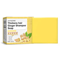 Ginger Dense Hair Soap, Moisturizes Hair Ends And Roots Cleansing Scalp Hair Care Shampoo Soap
