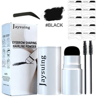 Eyebrow Print Set, Embellishing Hairline Eyebrow Contour Shadow Portable Eyebrow Powder