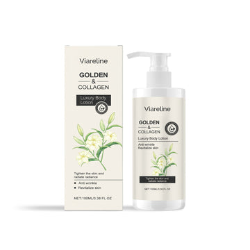 Viareline Gold Collagen Body Lotion Hydrates And Moisturizes Skin Refreshing, Tender And Nourishing Body Lotion