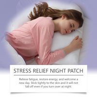 Ximonth Stress Relief Night Patch, Night Lavender Fragrance Pamper Sleeping Home Body Care Patch