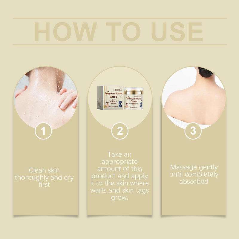 Houkea Bee Venom Skin Repair Cream Body Skin Cleansing Herbal Gentle Formula Skin Repair Cream