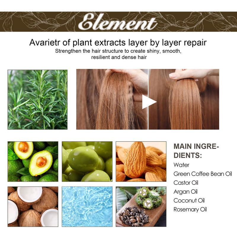 Rosemary Dense Hair Essential Oil, Prevent Hair Loss, Repair Frizz And Dry Hair Dense Hair Essential Oil