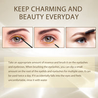 EELHOE Mascara Gentle, Flawless, Long And Curling Eyelash Moisturizes Dark And Thick Brows
