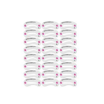 24pcs eyebrow card