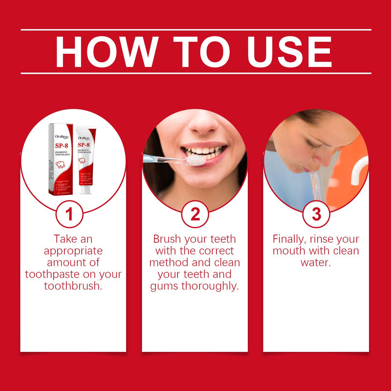 Oralhoe Mint Cleaning Toothpaste Gently Cleans Dirt And Yellow Teeth Cleansing Care Lasting Freshness And Fragrance
