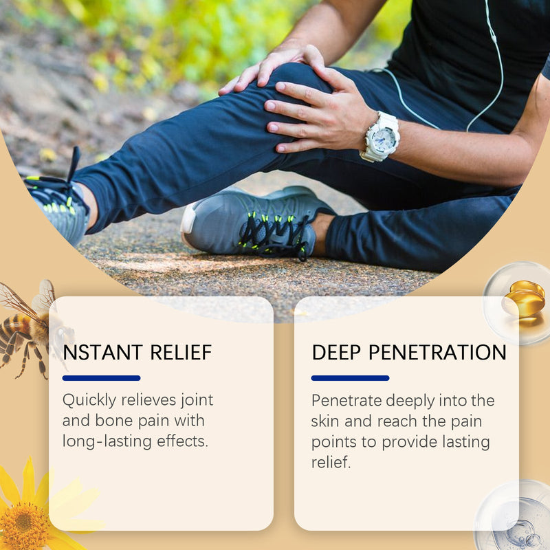 Wiyun Bee Venom Joint Care Cream Gentle Nourishing Body Cream For Daily Topical Massage On Wrists And Knees