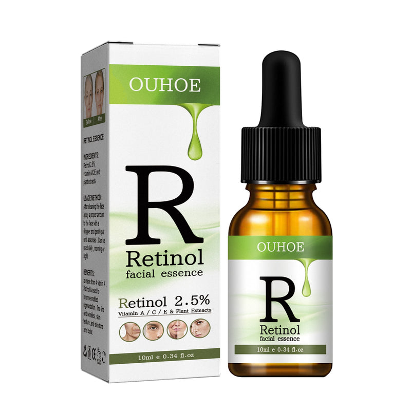 OUHOE Retinol Serum, Face Anti-Wrinkle Firming Brightening Soft And Smooth Skin Serum