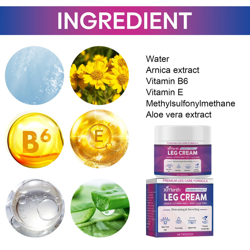 Leg Care Cream Moisturizing Massage Treatment Cream For Leg Extension Repair Skin