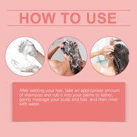 Jaysuing Ladies White Peach Fragrance Shampoo, Gentle Nourishing Dry And Smooth Hair Shampoo