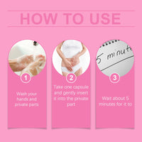 Women's Care Capsule Gentle Cleansing Repair For Women's Body To Relieve Discomfort And Moisturize Maintenance
