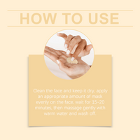 Rice Honey Moisturizing And Brightening Mask Hydrates, Moisturizes, Nourishes And Improves Facial Skin Shine