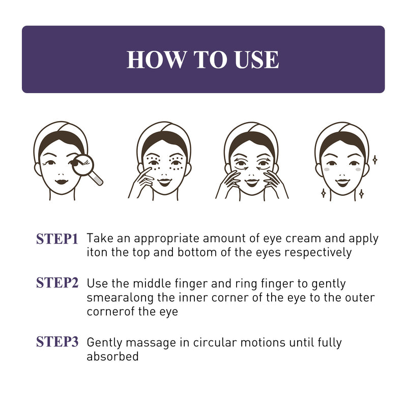 Anti-Wrinkle Firming Eye Cream Lightens Dark Circles And Fine Lines Under Eyes, Tightens Skin And Lifts Anti-Wrinkle Eyes