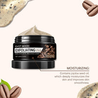 East Moon Coffee Facial Scrub, Men's Facial Hair Cleanser Pores Refreshing Comfort Cleansing Cream