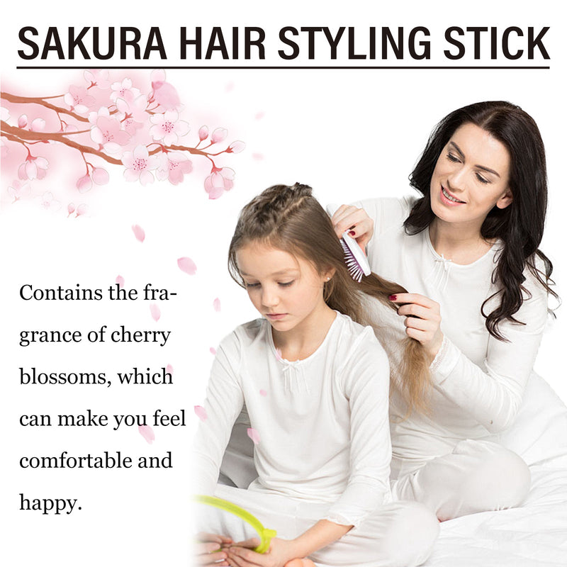 Cherry Blossom Hair Stick, Perm, Curly Hair, Styling, Moisturizing Hair, Smoothing And Smoothing Care For Frizz