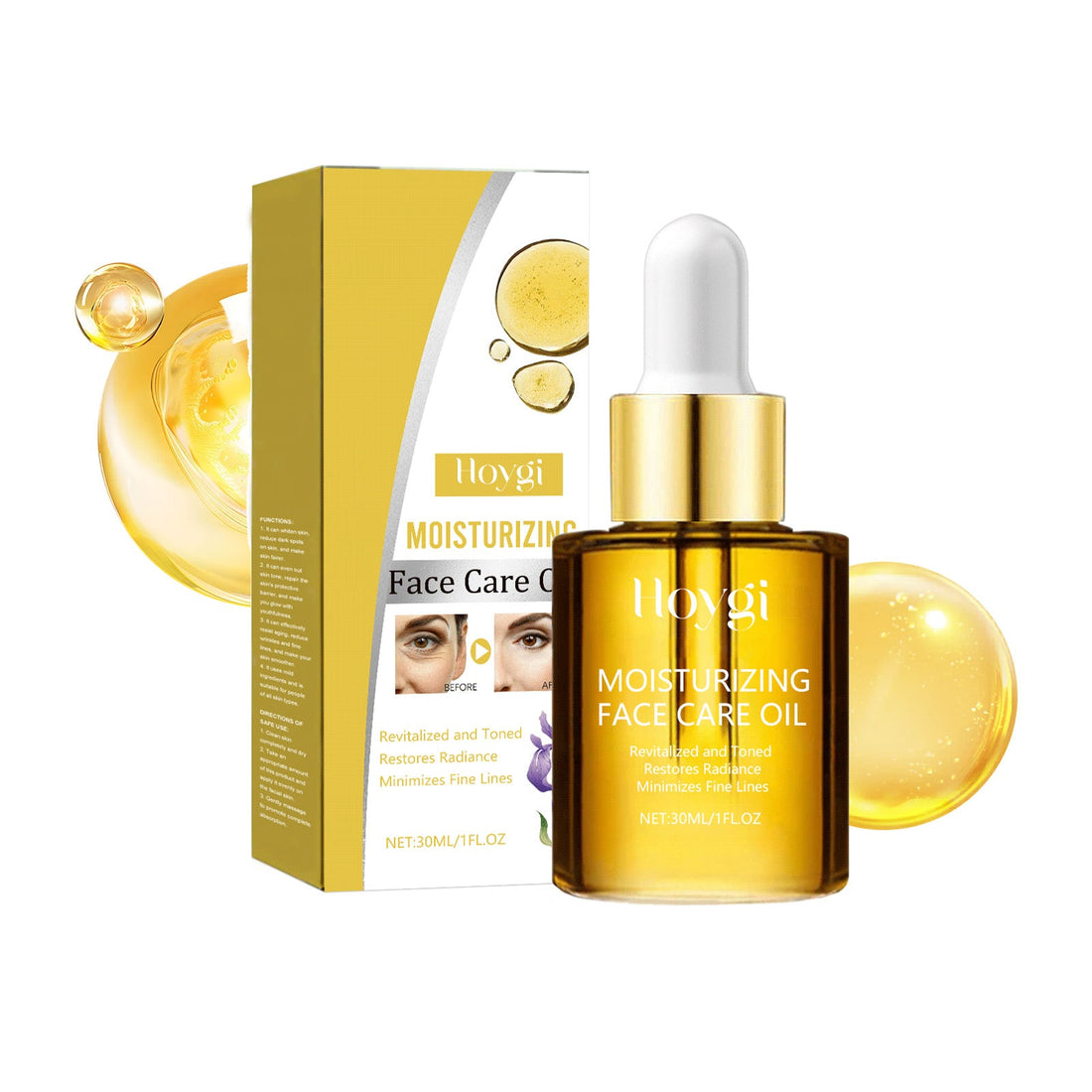 Hoygi Facial Care Essential Oil - Moisturizing, Brightening & Tightening Skin Essence
