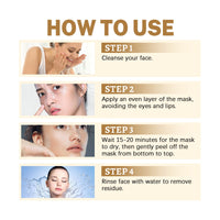 Herbal Peel-Off Mask, Pore-Shrinking Deep Gentle Cleansing Blackhead Removal Peel Mask
