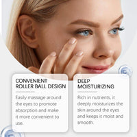 Ouhoe Castor Oil Eye Roller Brightening The Skin Around The Eyes Gentle Formula Easy To Use Eye Care Oil