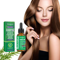 Hoegoa Rosemary Hair Care Essential Oil Nourishes, Strengthens And Moisturizes Hair