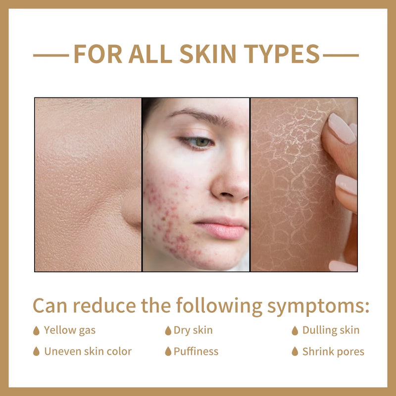 Rice Toner for Face Brightening Serum Oil Control Moisturizing Facial Smooth Sensitive Skin Care Pore Shrinking Essence